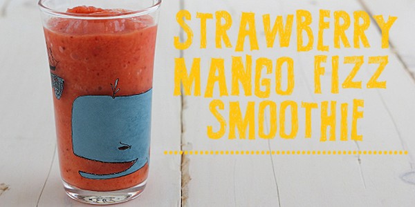 Strawberry Mango Fizz Smoothie