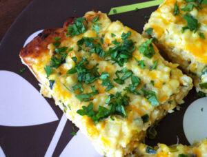 corn_pizza Roasted Fresh Corn, Poblano and Cheddar Pizza
