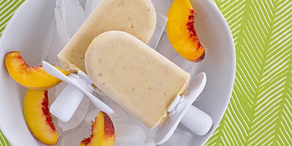 Peaches and Cream Popsicles