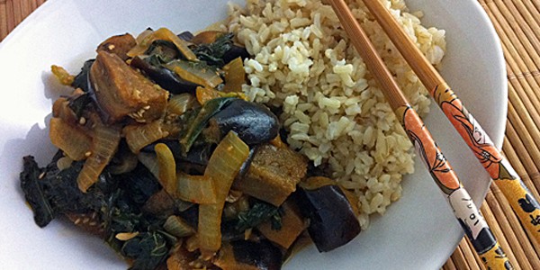 Thai Red Curry Eggplant