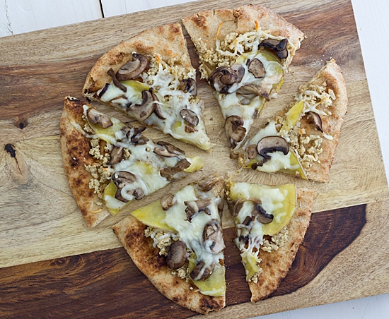 Wild Mushroom & Potato Pizza Slices Wild Mushroom & Potato Pizza Slices