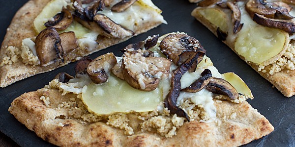 Wild Mushroom & Potato Pizza