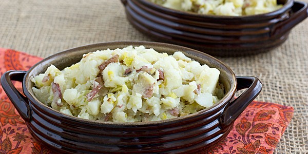 Smashed Red Potatoes & Leeks