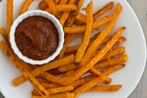 Balsamic Ketchup with Sweet Potato Fries Balsamic Ketchup with Sweet Potato Fries