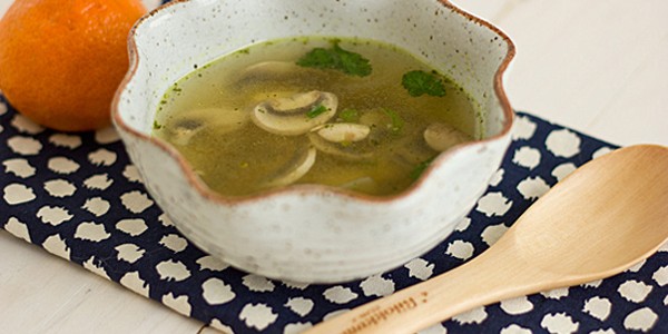 Mushroom and Tofu Soup