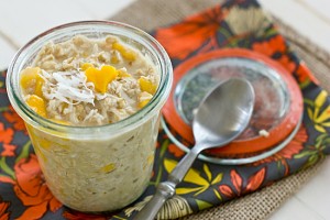 Coconut Mango Overnight Oatmeal Coconut Mango Overnight Oatmeal