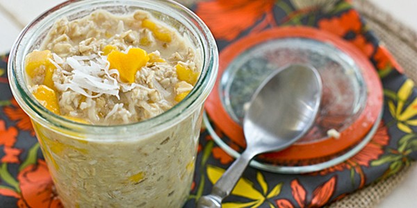Coconut Mango Overnight Oatmeal