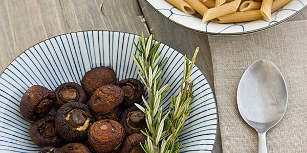 Roasted Cremini Mushrooms with Fresh Herbs