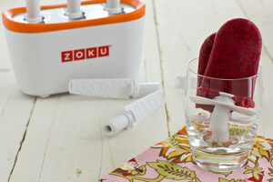 Raspberry Ginger Popsicles with Zoku Raspberry Ginger Popsicles with Zoku