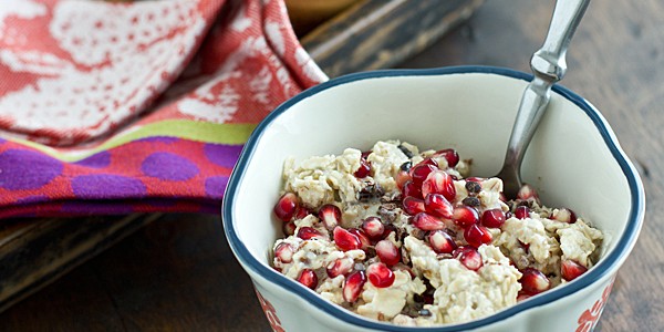 Cocoa Nib & Pomegranate Overnight Oats