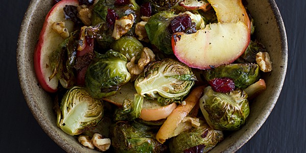 Roasted Brussels Sprouts & Apples
