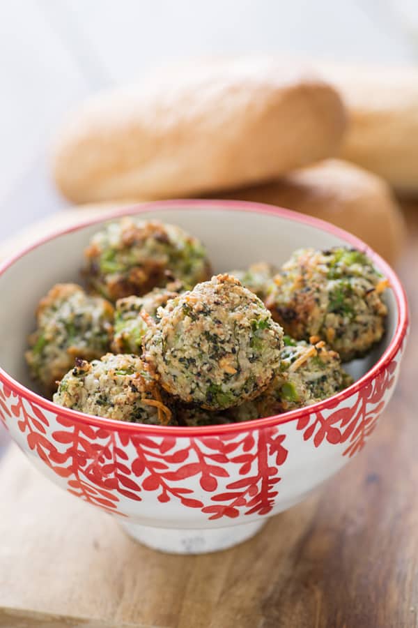 Broccoli Parmesan Meatballs