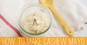 How to Make Cashew Mayo