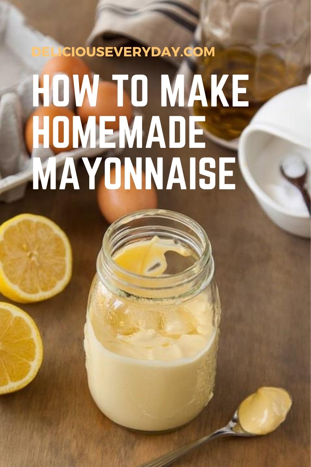 How To Make Homemade Mayonnaise A Step By Step Tutorial Oh My Veggies