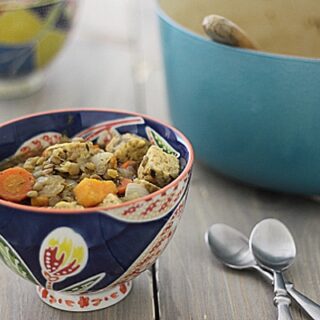 Vegetarian Irish Stew with Sweet Potatoes & Tempeh