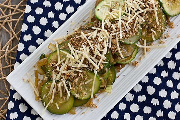 Deconstructed Breaded Zucchini