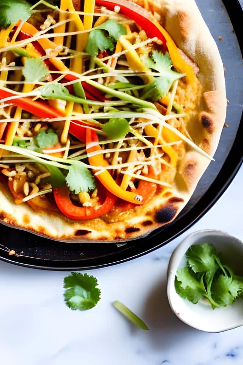 thai veggie pizza