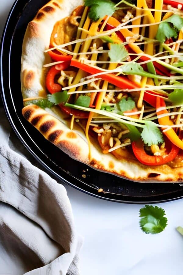 thai veggie pizza