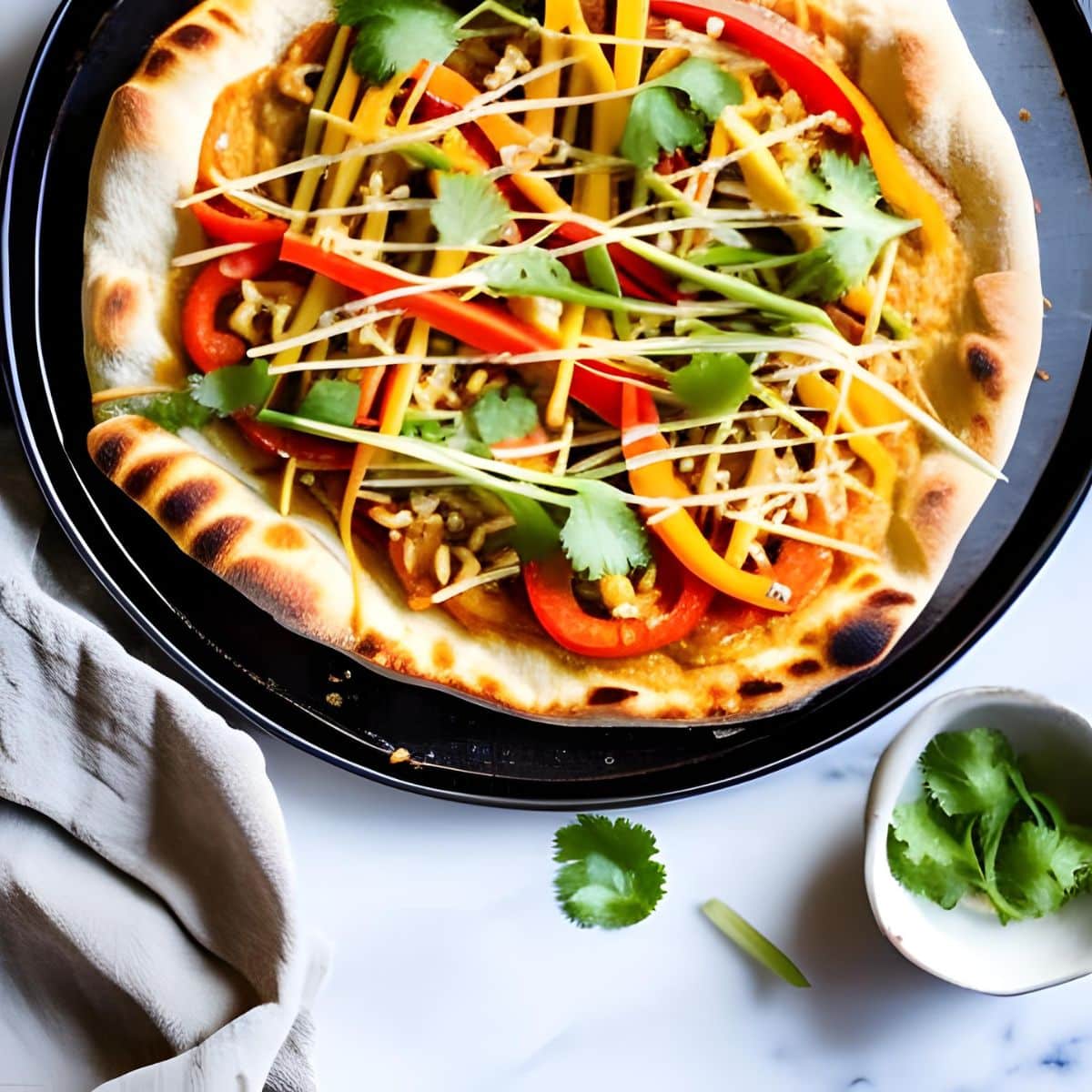 thai veggie pizza