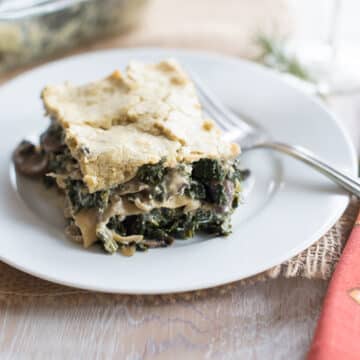 Creamy Mushroom and Kale Lasagna Recipe