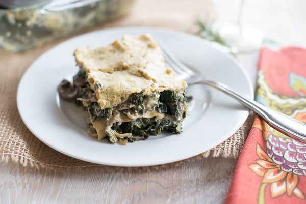 Creamy Mushroom and Kale Lasagna Recipe