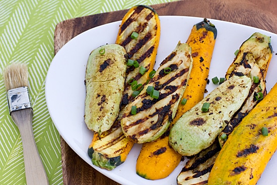 Miso-Marinated Grilled Summer Squash