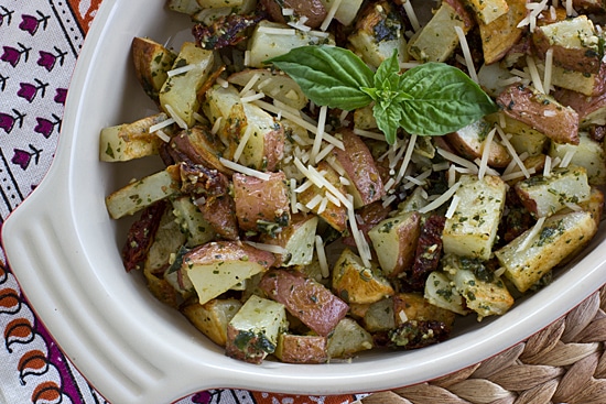 Roasted Pesto Potato Hash [close]