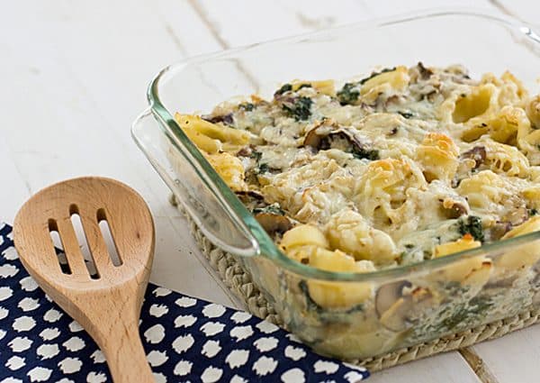 Baby Bella and Kale Casserole