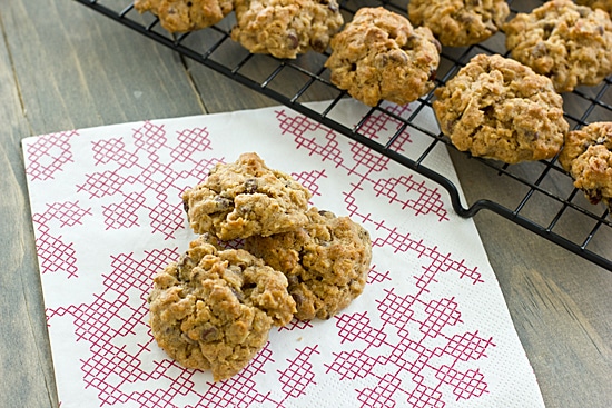 chocolate pomegranate cookies