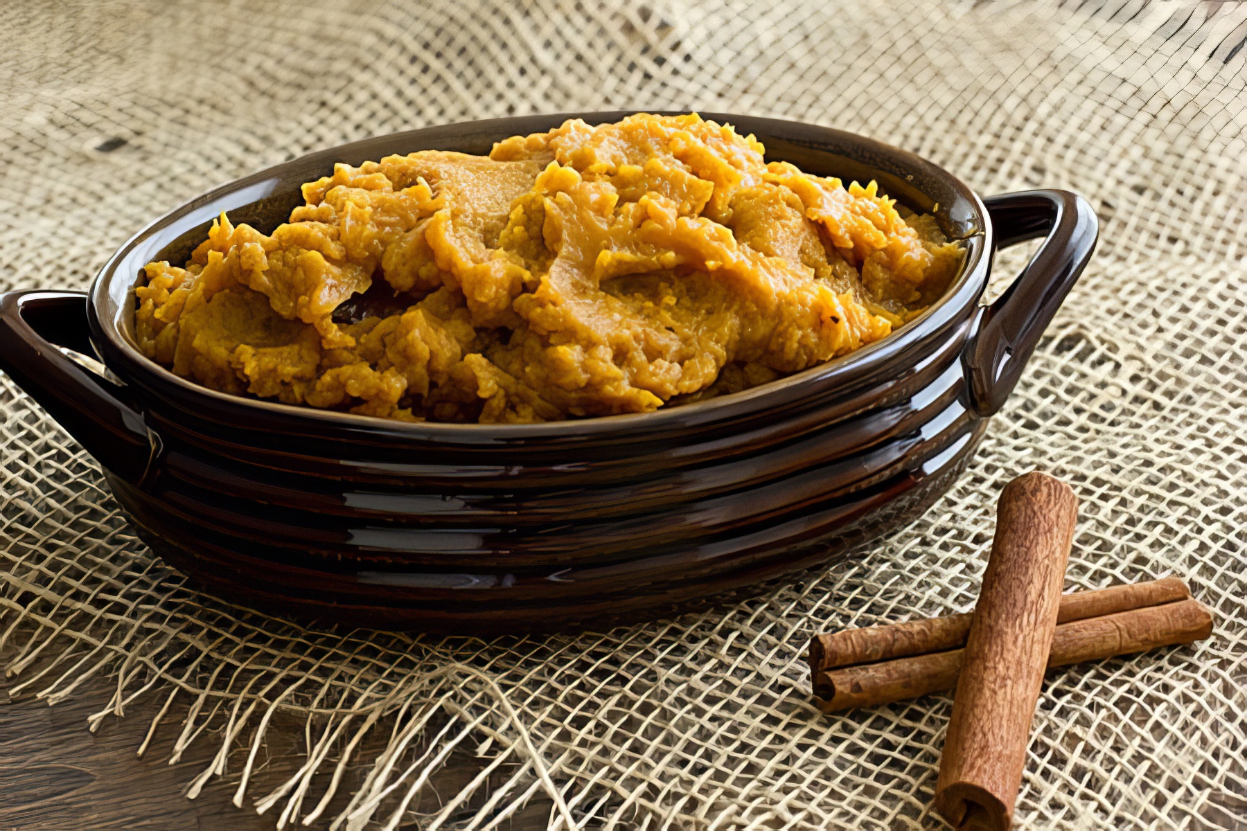 mashed sweet potatoes with brown sugar and chai spices