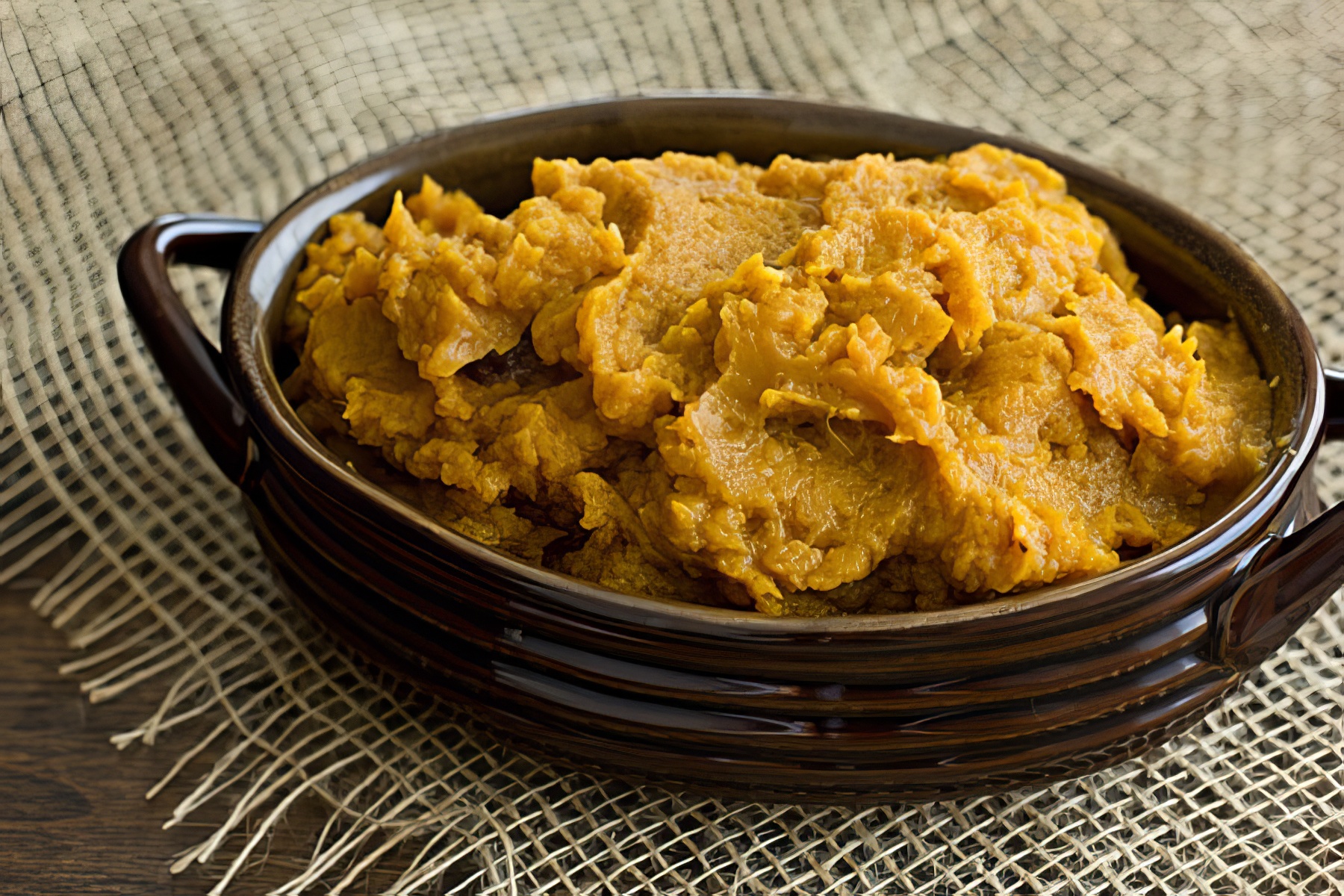 mashed sweet potatoes with brown sugar and chai spices