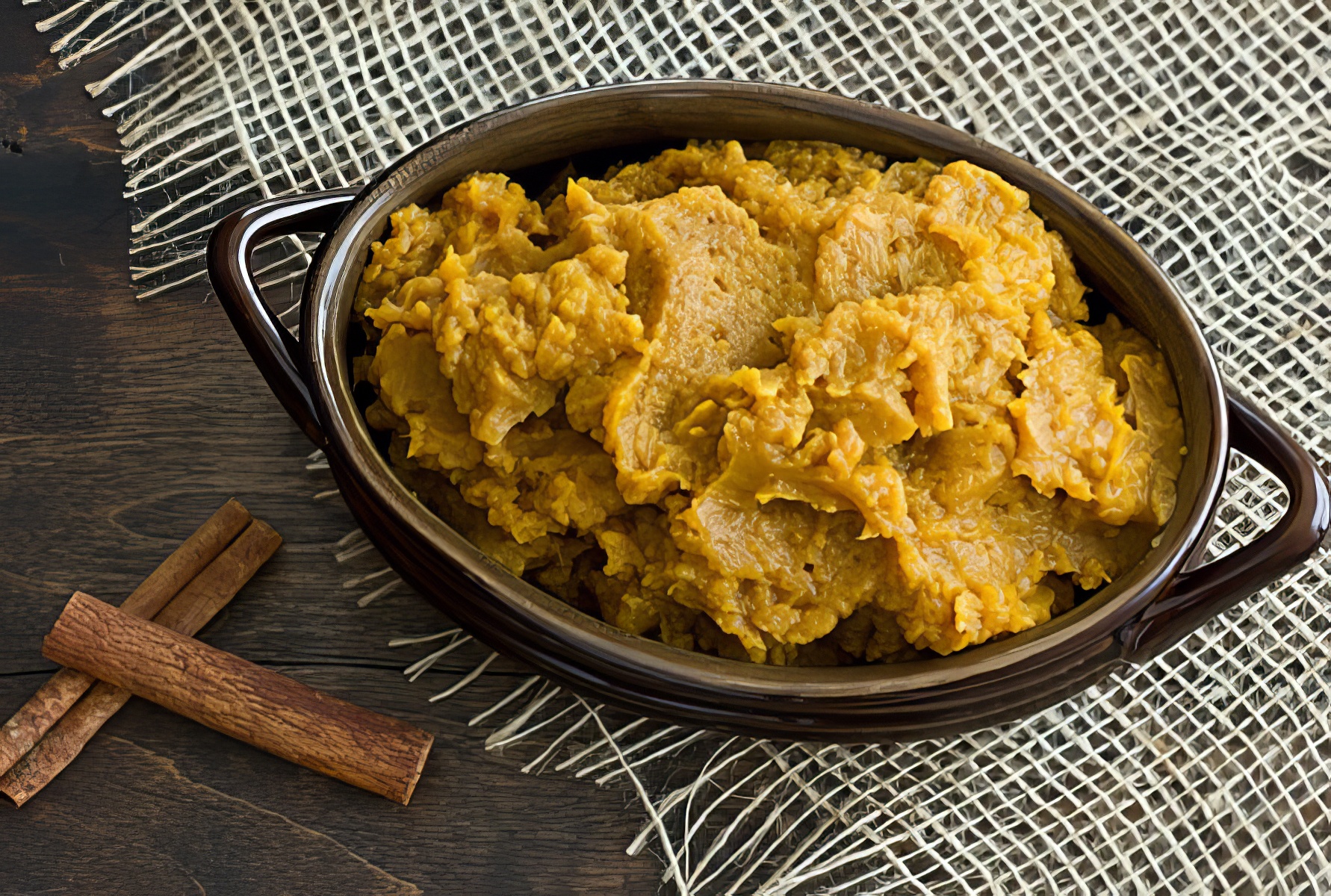 mashed sweet potatoes with brown sugar and chai spices