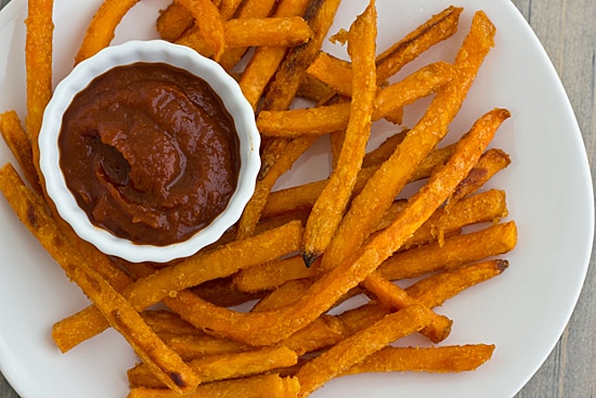 Balsamic Ketchup with Sweet Potato Fries
