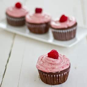 Chocolate Lambic Cupcakes