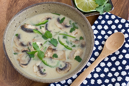 Coconut Lime Tofu Soup [Top]