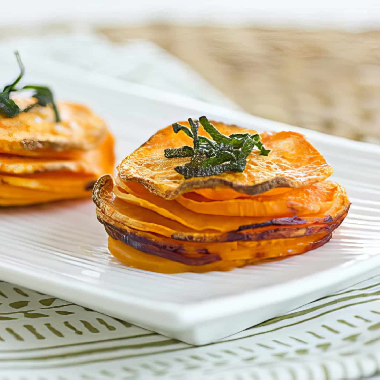 sweet potato stacks