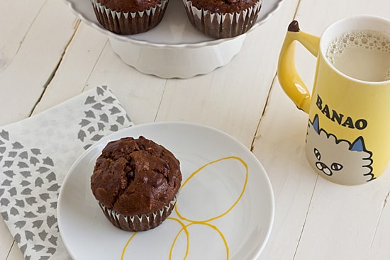 Dark Chocolate Banana Breakfast Muffins [Close]