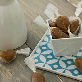 Spiced Sweet Potato Caramels