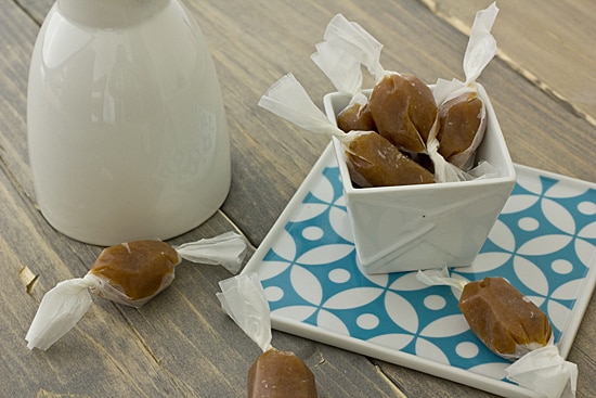 Spiced Sweet Potato Caramels