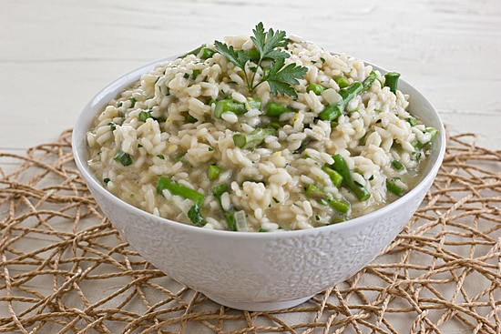 Lemony Asparagus Risotto