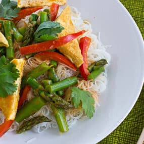Thai Red Curry on Plate