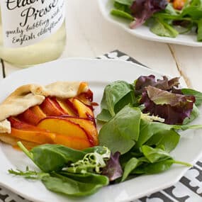 Honey and Nectarine Galette