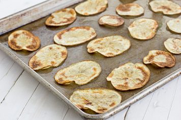Baked Sriracha Potato Chips Oh My Veggies