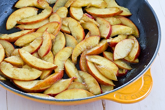 Sauteed Peaches for Dutch Baby