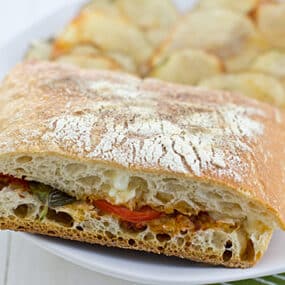 Grilled Tomato and Mozzarella Panini