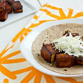 Baked Barbecue Tofu Tacos