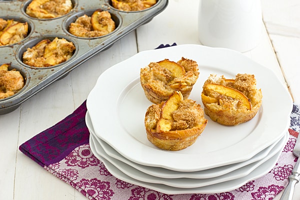 Brown Sugar Peach French Toast Cups Recipe