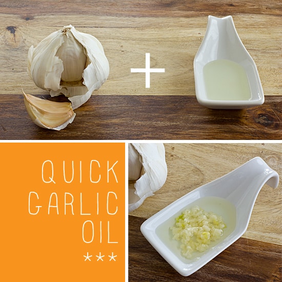 Quick Garlic Oil