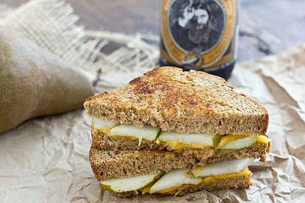 Pear and Sharp Cheddar Grilled Cheese Sandwich Recipe
