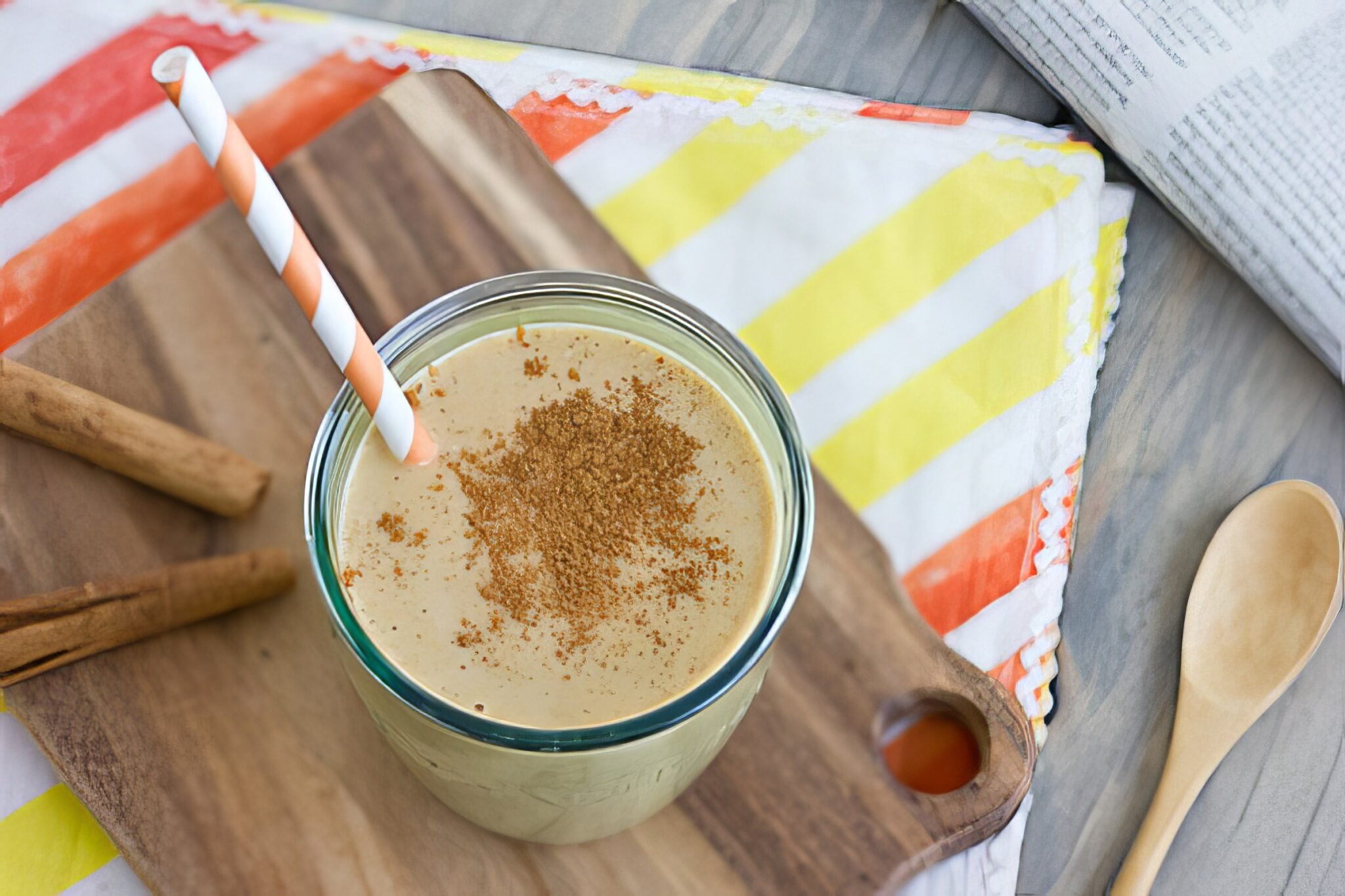 vegan pumpkin spice smoothie